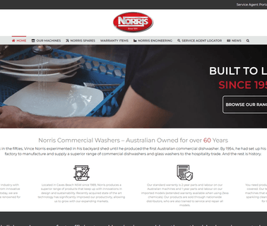 Norris Industries Glass & Dishwashers agent nucleating