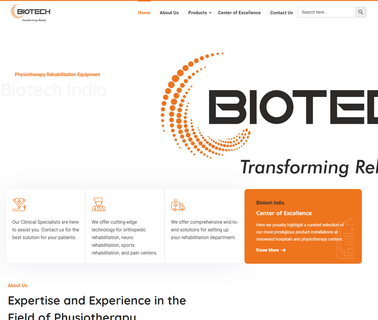 Biotech India handles table