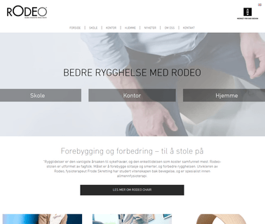 Rygghelse - Aktiv Sitting - Rodeo female sitting mannequin
