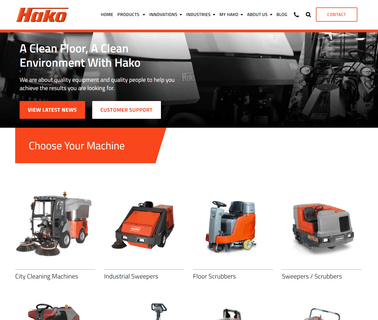 Hako Australia, Leaders In Sweep broom sweep