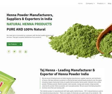 Taj Henna Products henna natural