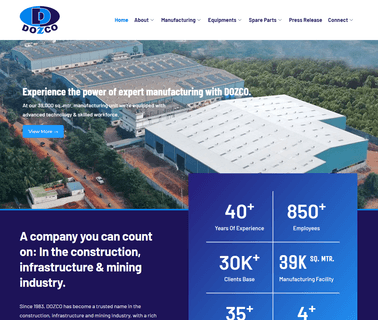 Home - Dozco India couplers rebar