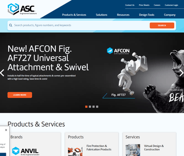 Anvil International; Grooved Fittings, Pipe Hangers fire protection blanket