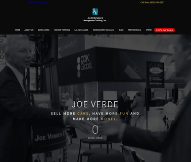 Joe Verde training social