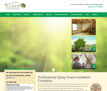 Welcome to Coler Insulation - Coler Insulation environmentally friendly building products