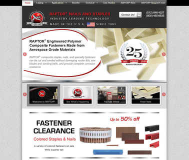Utility Composites / Raptor fasteners including
