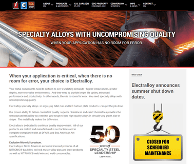 Electralloy Products alloys castings