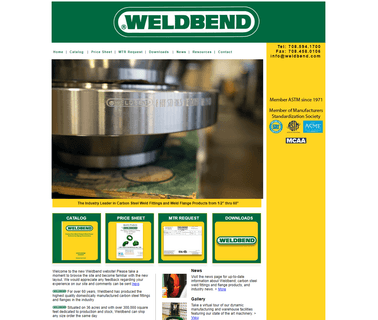 Weldbend Corporation fittings tubular