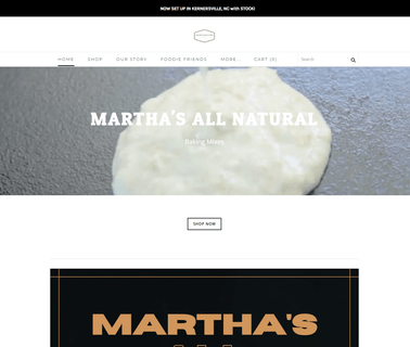 Marthas All Natural Baking Mixes, Welcome To fancy goods