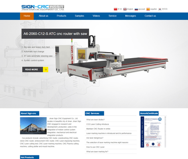 Jinan Sign Cnc Equipment cnc laser metal