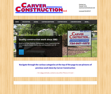 Carver Construction LLC  bindings carver