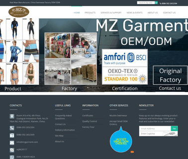 Xiamen Mz Garment short board