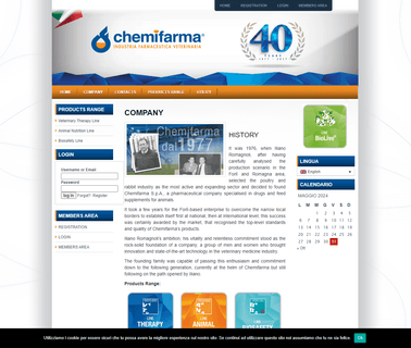 Chemifarma S.P.A. antibiotics feed water