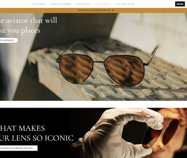 Serengeti Eyewear steel alloy zinc