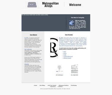 Metropolitan Alloys Corp alloys castings