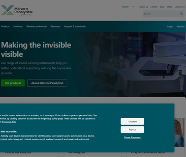 Malvern Panalytical lab components