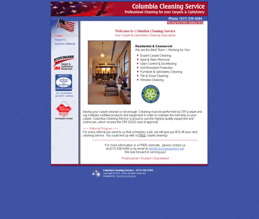 Welcome to Columbia Cleaning Service cleaning carpet stain
