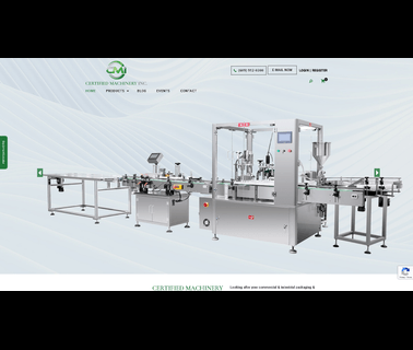 Certified Machinery industrial packaging ink