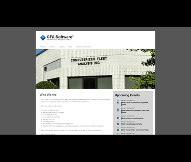Cfa Software sustainability features