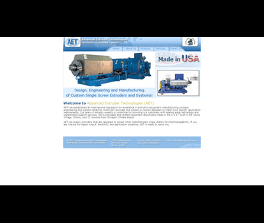 Aet, Advanced Extruder Technologies coating machinery cable