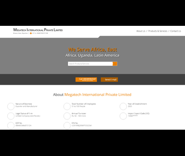 Megatech International sugar plant machinery