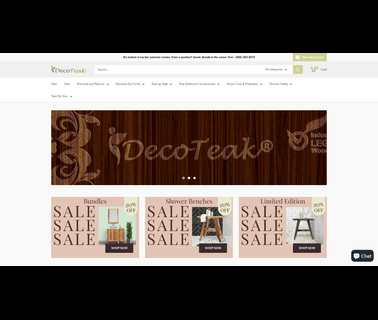 Home - Decoteak bench and chair