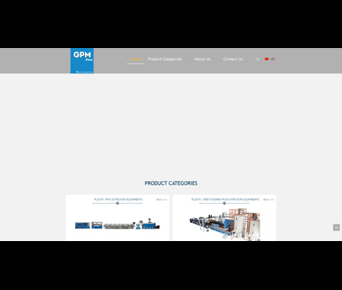 Gpm Machinery Shanghai plastic profile machinery