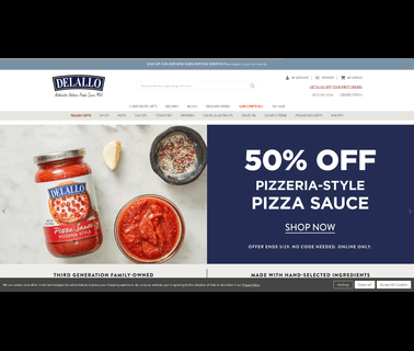 Delallo; Gourmet Gifts, Specialty Italian Foods treat yourself