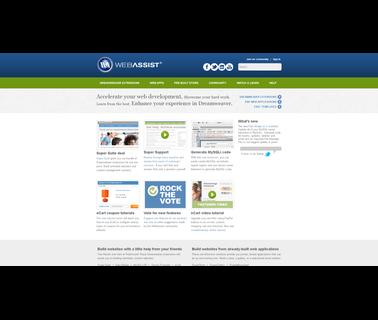 Dreamweaver Extensions Php Web Apps Store Builder Webassist fender extensions