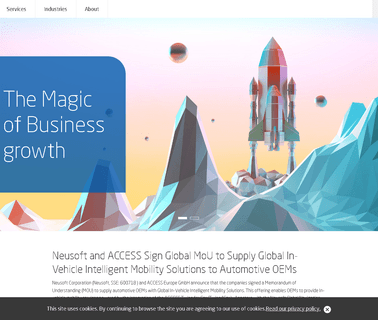Neusoft Corporation image focusing