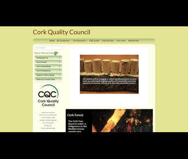 Cork Quality Council cork coasters
