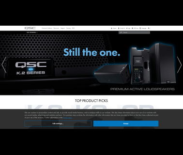 QSC Audio Products LLC amplifiers usa