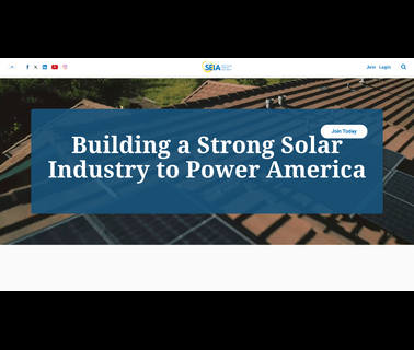 Solar Energy Industries Association Seia energy solar