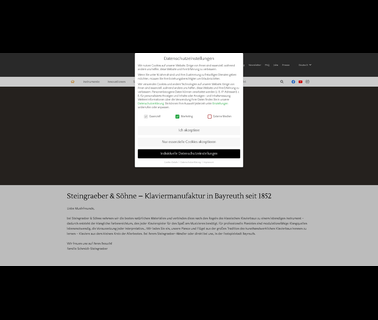 Steingraeber & Söhne Bayreuth keyboard digital