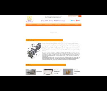Xiamen Modern Moulds & Tools injection mould plastic