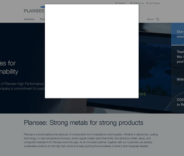 Plansee Tizit fabrication metal