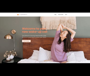Yoga Wake Up forest wake