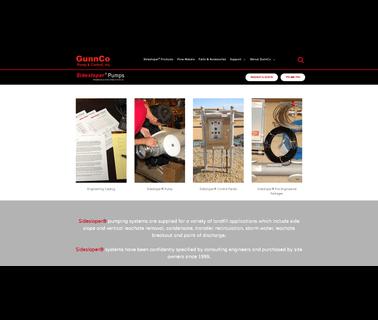 Gunnco Pump & Control: Sidesloper Leachate Landfill Pumps 100 pump