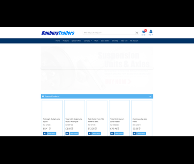 Uks Central Trailer Parts & Spa components online