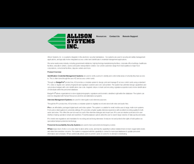 Security Systems Integrator - Allison Systems  integrator