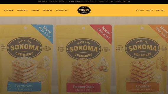 Sonoma Creamery chips crisps