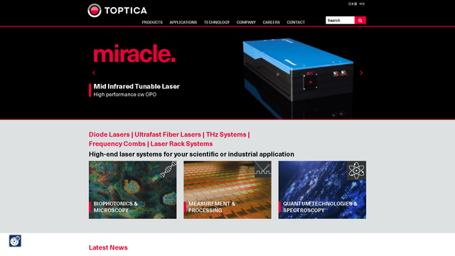 Toptica Photonics new york light