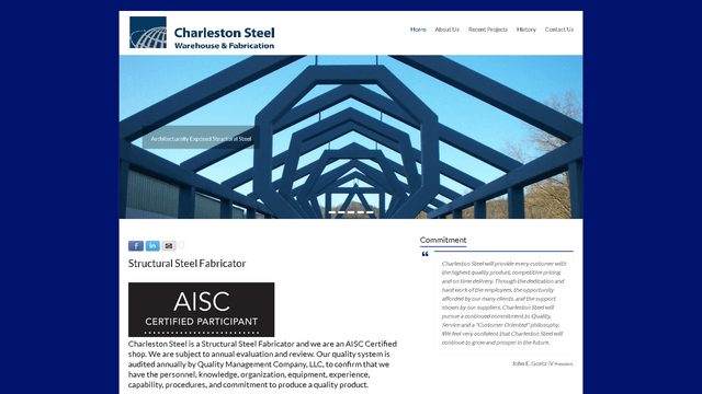 Charleston Steel - Structural Steel Fabricator foam fabricator