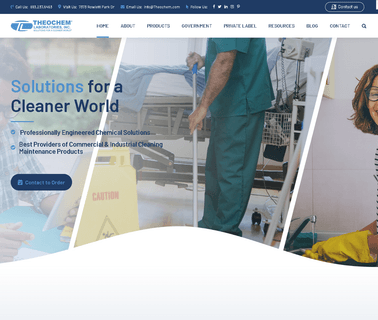 Theochem Laboratories cleaning products