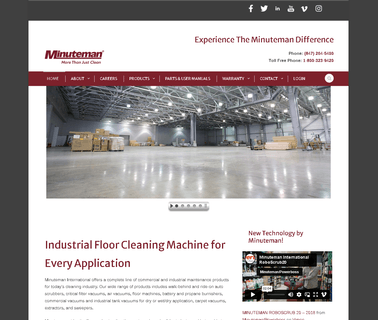 Minuteman International blowers electric