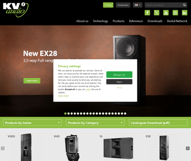 Kv2 Audio International Spol S.R.O. equipment pro
