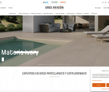 Home - Gres Aragon building brands
