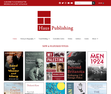 Haus Publishing Ltd. established wholesaler