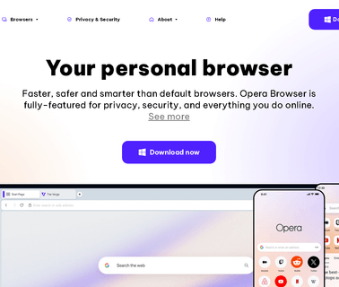 Opera Tv fast built
