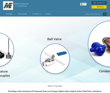 Maxon Engineers ball valve fittings